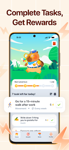 Capy: Self-Care Pet & Planner ekran görüntüsü
