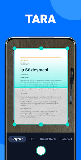 Döküman Tarayıcı - PDF Scanner ekran görüntüsü