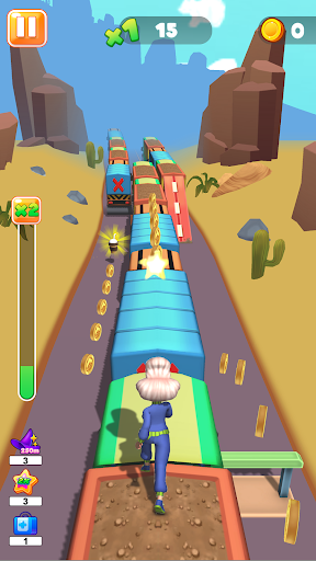 Granny Run 3D runner game ekran görüntüsü