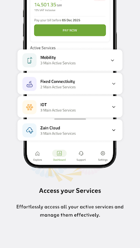 Zain Business ekran görüntüsü