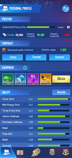 Star Rising: Basketball ekran görüntüsü