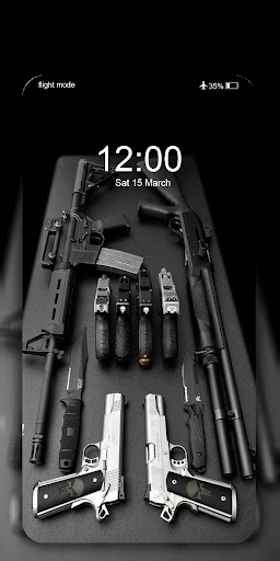 Gun wallpaper 4K ekran görüntüsü