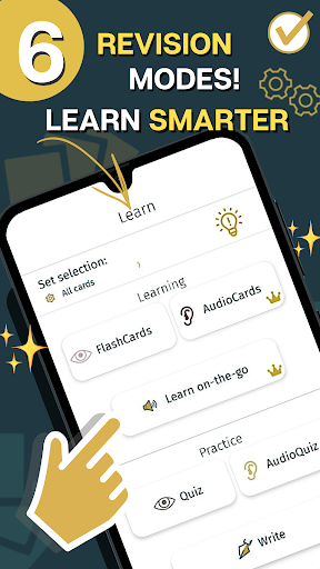 Flashcards. Kelimeleri öğrenin ekran görüntüsü