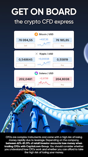 Bitcoin Ticareti - Capital.com ekran görüntüsü