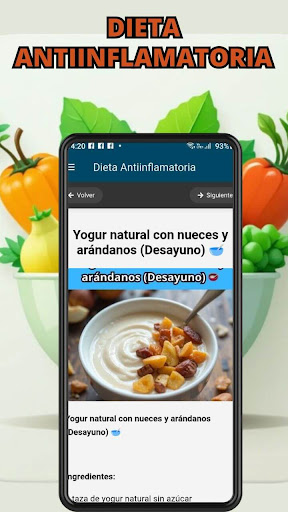 Dieta Antiinflamatoria ekran görüntüsü