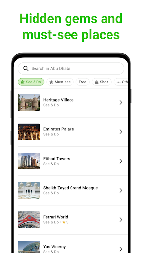 Abu Dhabi SmartGuide ekran görüntüsü