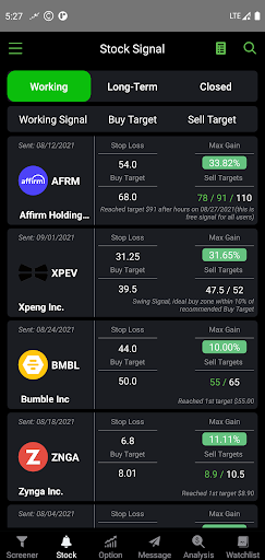 Stock Scanner - Market Mover ekran görüntüsü