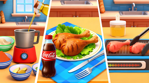 Crazy Kitchen Set Cooking Game ekran görüntüsü