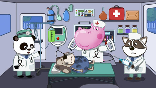 Doctor surgeon. Hospital ekran görüntüsü