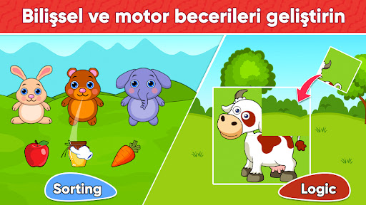 2+ Yaş İçin Çocuk Oyunları ekran görüntüsü