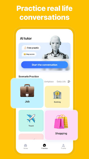 Learn & Speak English: LearnAI ekran görüntüsü