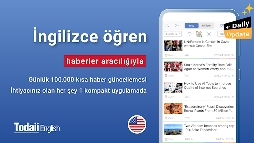 Todaii: İngilizce öğrenin ekran görüntüsü
