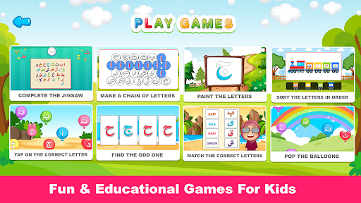 Learn Arabic Alphabet: Games ekran görüntüsü