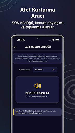 Türkiye Deprem Sistemi ekran görüntüsü