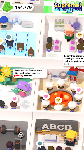 Supreme! Idle School Tycoon ekran görüntüsü