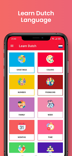 Learn Dutch: Free & Offline ekran görüntüsü