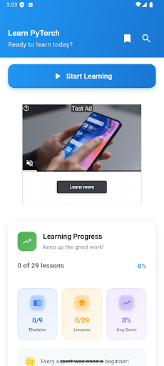 Learn PyTorch ekran görüntüsü