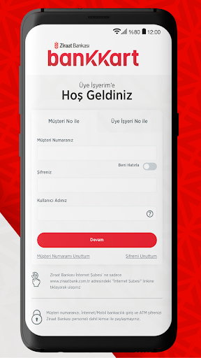 Bankkart Üye İşyerim ekran görüntüsü