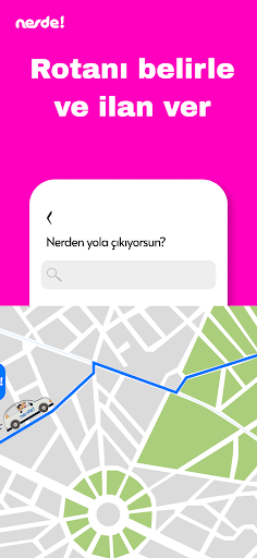 nerde! - Paylaşımlı Yolculuk ekran görüntüsü