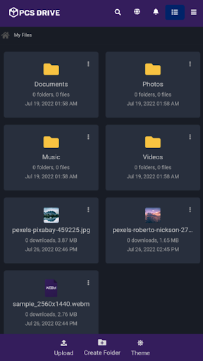 PCS Drive ekran görüntüsü