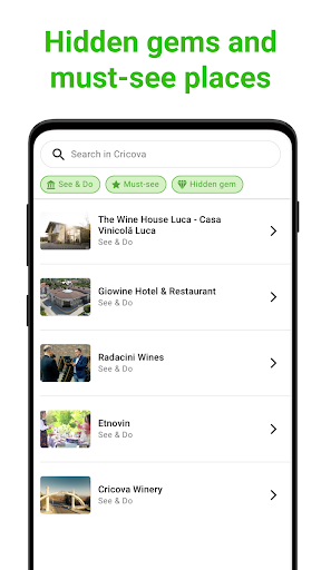 Cricova Tour Guide:SmartGuide ekran görüntüsü