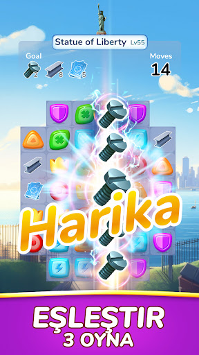 Monument Master: Match 3 Games ekran görüntüsü