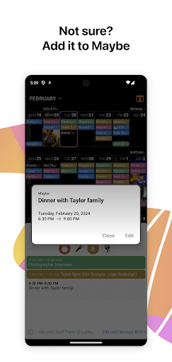 HEY Calendar ekran görüntüsü
