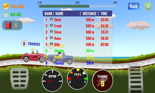 Hill Racing PvP - Multiplayer ekran görüntüsü