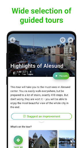 Alesund Tour Guide:SmartGuide ekran görüntüsü