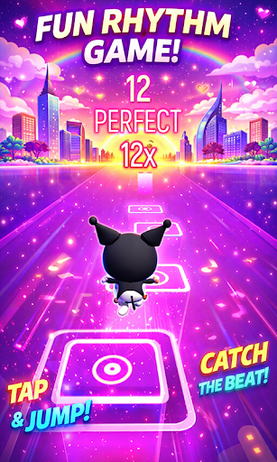 Dance Tiles Kuromi ekran görüntüsü