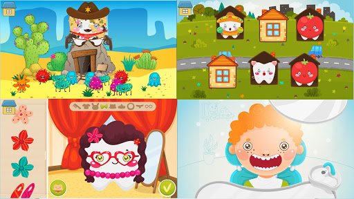 Funny Teeth kid dentist care! ekran görüntüsü