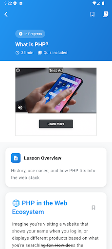 Learn PHP Programming ekran görüntüsü