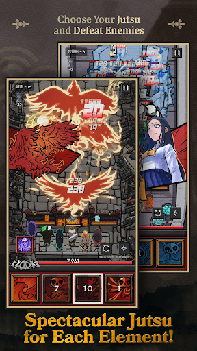 Ninja Battle : Defense RPG ekran görüntüsü