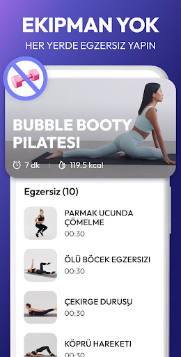 Evde Pilates Egzersizi ekran görüntüsü