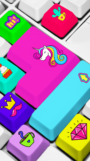 Keyboard Coloring Art ekran görüntüsü