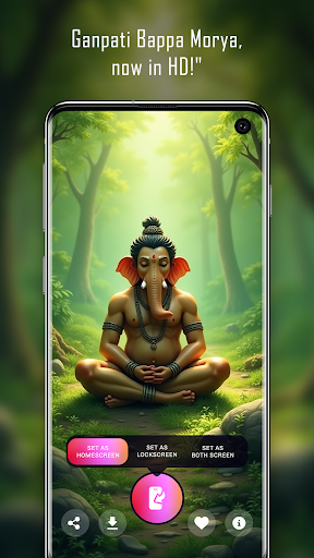 Lord Ganesh HD Wallpaper 4K ekran görüntüsü