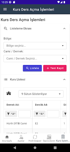 E-Ditib ekran görüntüsü