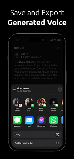 VoiceUp - AI Celebrity Voice ekran görüntüsü