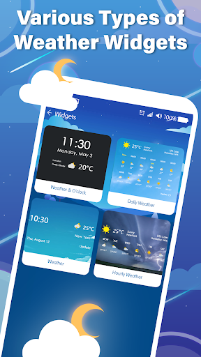 Yerel Hava Tahmini - Widget ekran görüntüsü