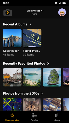 Plex Photos ekran görüntüsü