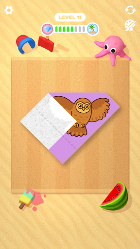Paper Fold: mantık oyunu ekran görüntüsü