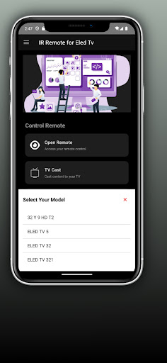 Remote for Eled tv ekran görüntüsü
