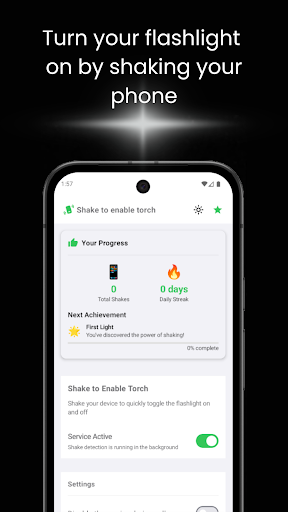 Shake to Enable Torch ekran görüntüsü