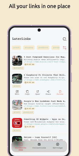 LaterLinks: Bookmark Saver ekran görüntüsü