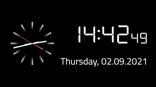 Clock Screensaver ekran görüntüsü