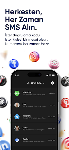 GetSim: İkinci Numara Kiralama ekran görüntüsü