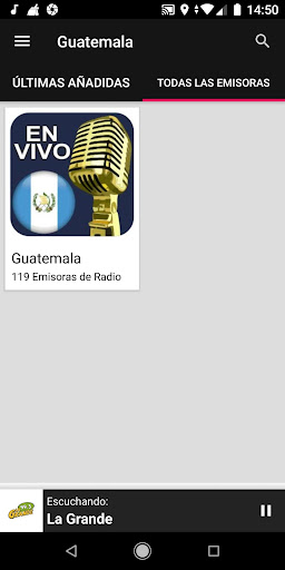 Radios de Guatemala ekran görüntüsü