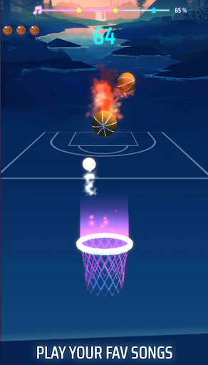 Beat Basketball: EDM Slam Dunk ekran görüntüsü