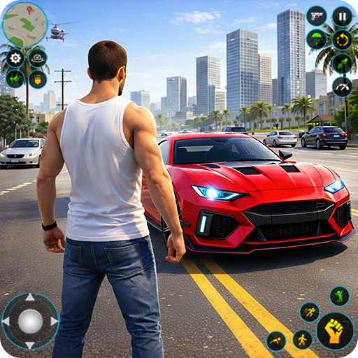 Open World Gangster Car Sim
