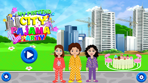 Hayali şehir pijama partim ekran görüntüsü